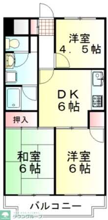 シャトーサンハイムの物件間取画像